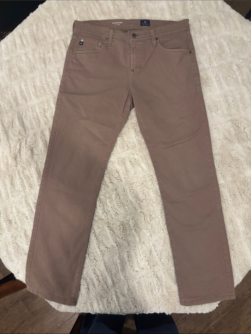 Adriano Goldschmied AG Straight Fit Brown Pants 33” Waist 30” Inseam